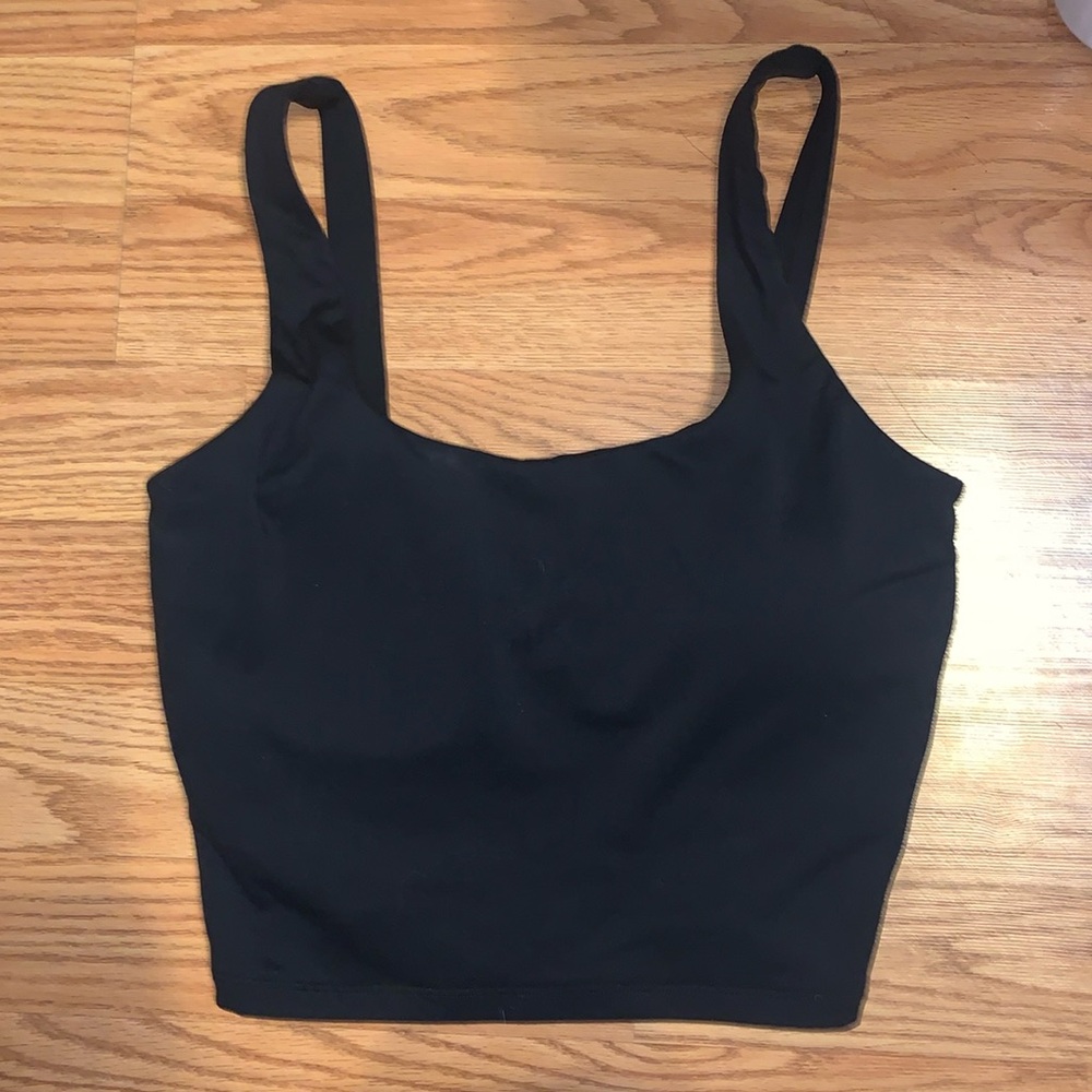 Glow mode cropped buttery soft tank top